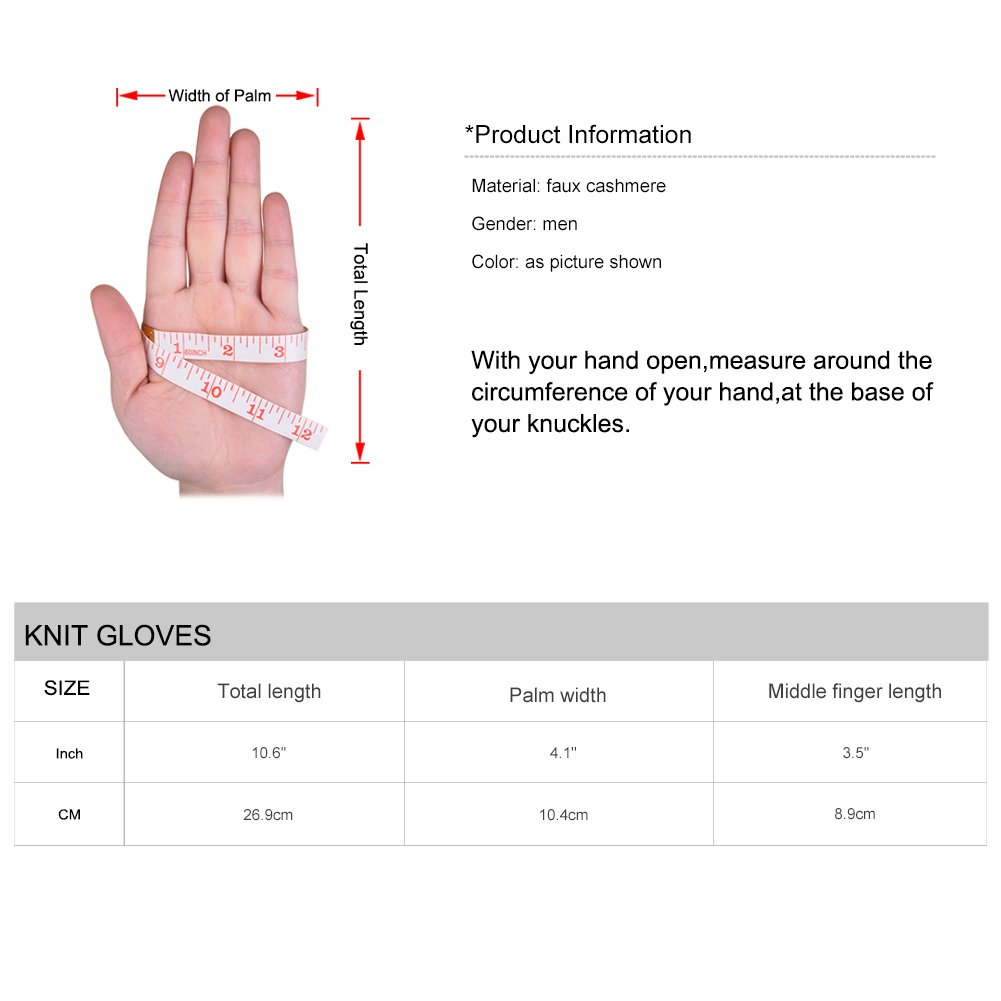 Vbiger Winter Handschuhe Warme Handschuhe Baumwolle Damen Frauen Handschuhe, Schneeflocken-khaki(l), One Size