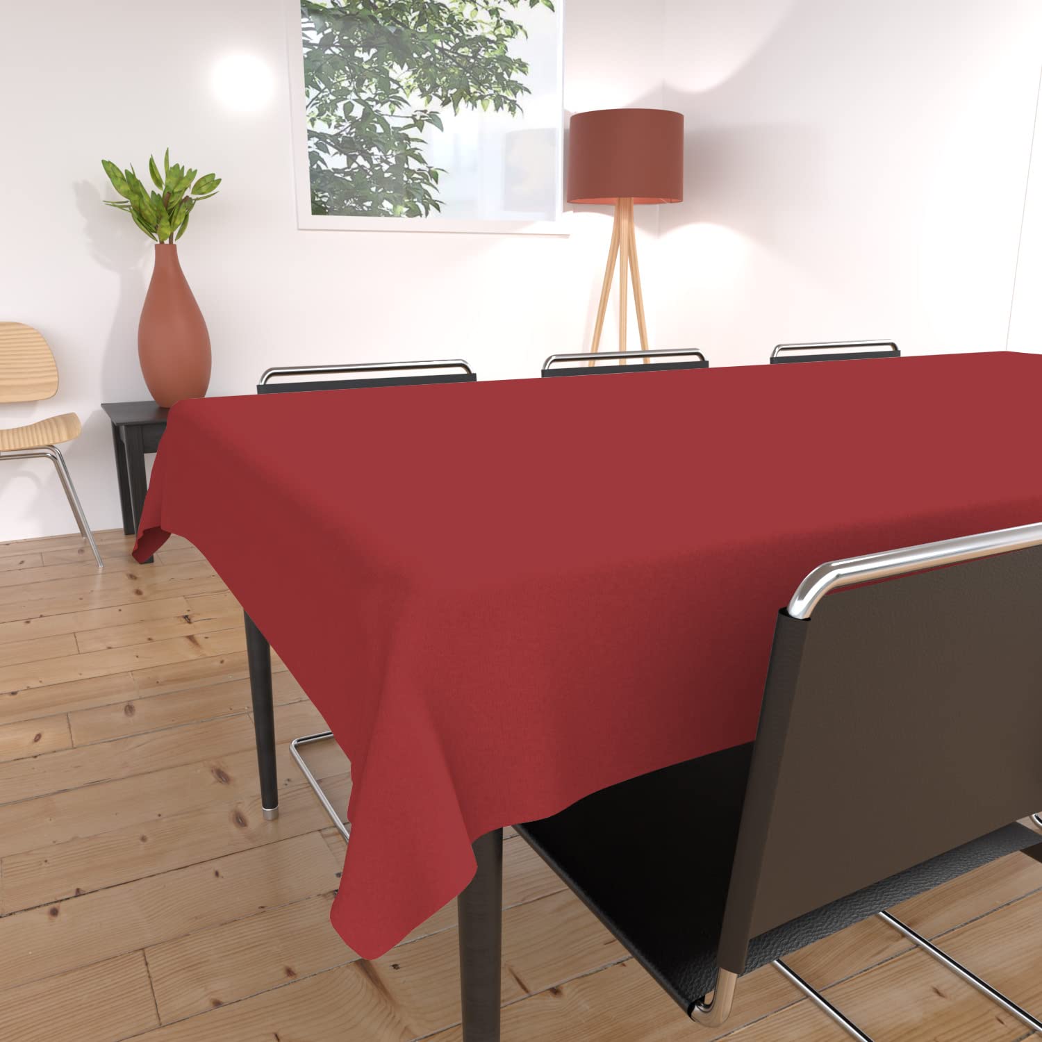 MLANCE Alix Tablecloth Rectangular Anti-Stain 140 x 240 cm Red — image 1