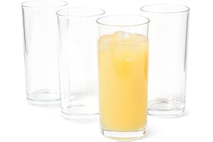 �鶹�� Basics Drinking Glasses, 4-Piece Set, 444ml, Dishwasher-Safe