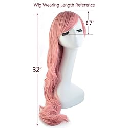 Rbenxia Curly Cosplay Wig Long Hair Heat Resistant