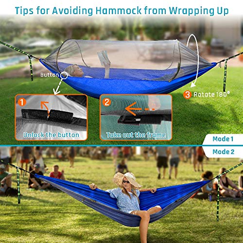 Camping Hammock with Mosquito Bug Netting Tent,iSPECLE Hanging Swing