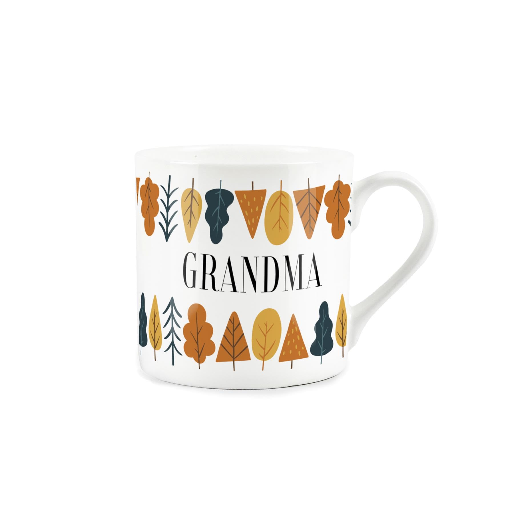 Autumn Trees Grandma Mug - Mothers Day Gift for Grandmas Bone China Mug - Tea/Coffee Hot Drinks Cup Present