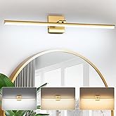 BrkNit LED Bathroom Vanity Light, Modern Bathroom Light Fixture Over Mirror (3000K/4000K/6000K, Dimmable), Vanity Light Bar w