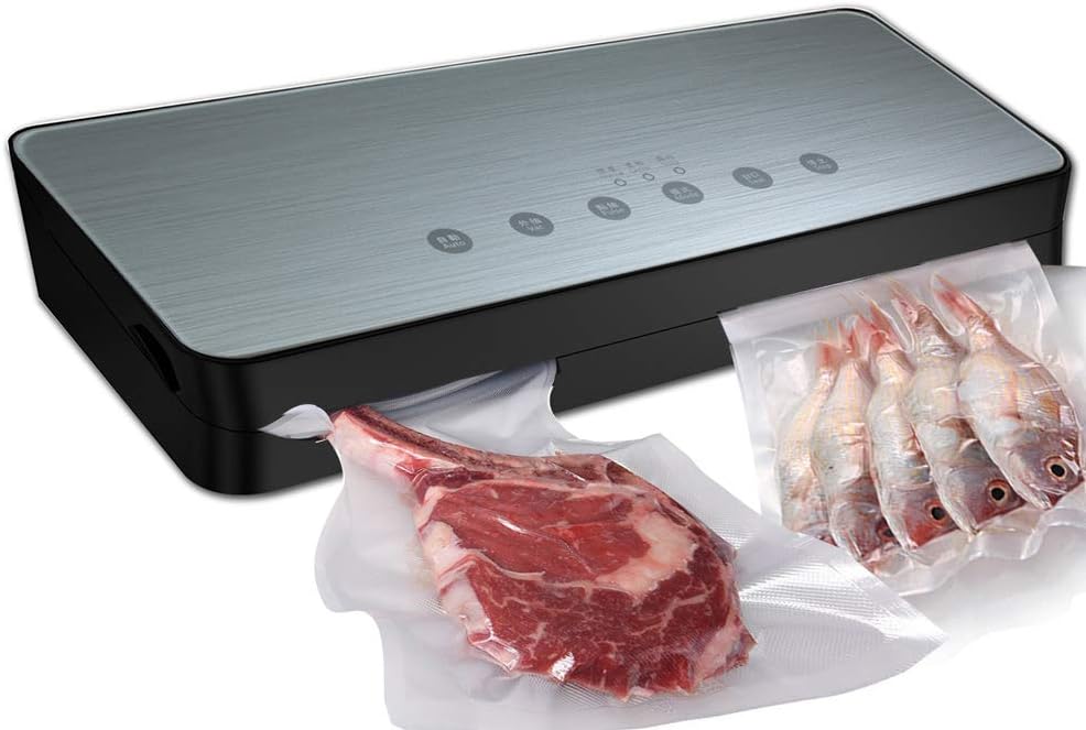 JJCFM Vacuum Sealer Machine, 65KPA Food Vacuum Sealer Packaging Machine Vacuum Food Sealing Machine Vacuum Sealer Packer 220V/110V
