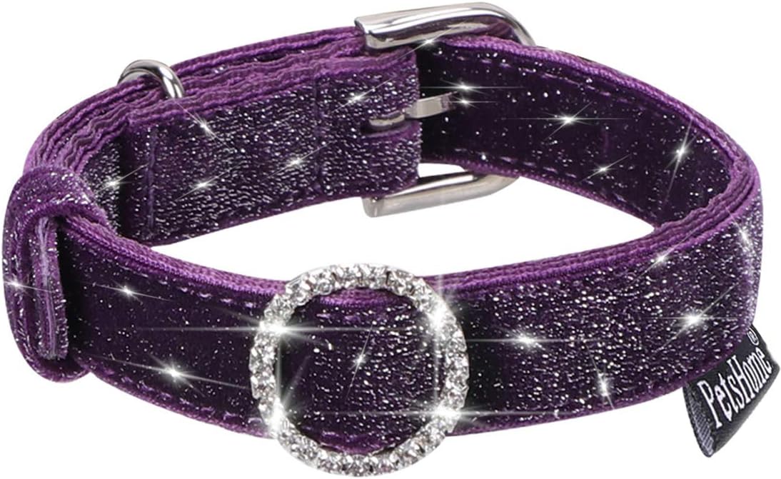 Pet Collar with Bling and Ring