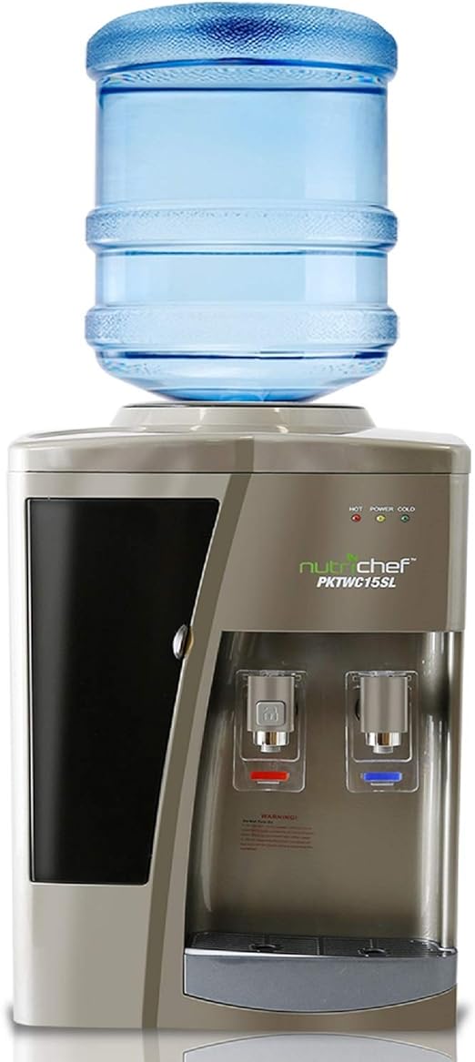 nutrichef countertop water cooler dispenser