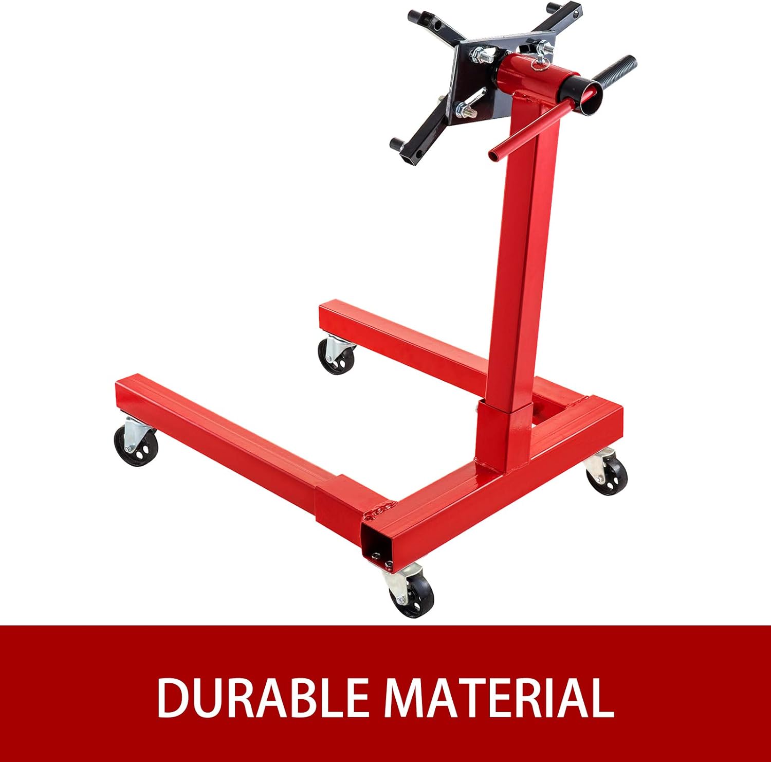 BestEquip Engine Stand 1250LBS Capacity Motor Stand Engine Hoist Rotating Automotive Tools in Heavy Duty Steel with 4 Iron Caster Wheels Maintenance Equipment for Auto Car Truck Jack: Automotive