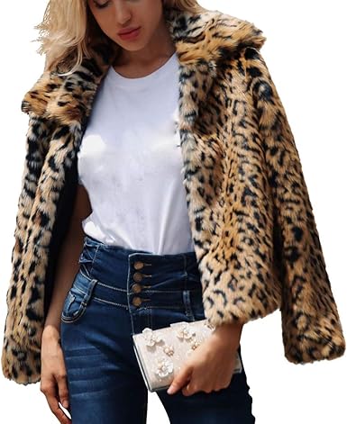 short leopard print jacket