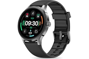 Smart Watch for Men Women, 1.27" HD Touchscreen Fitness Tracker, Bluetooth Calling, 100+ Sports Modes, Heart Rate Sleep Monit