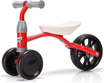 Amazon.com: Bicicleta de equilibrio para niños, triciclo, juguetes, paseos de bebé, sin pedal, 3 ruedas, color rojo: Sports \u0026 Outdoors