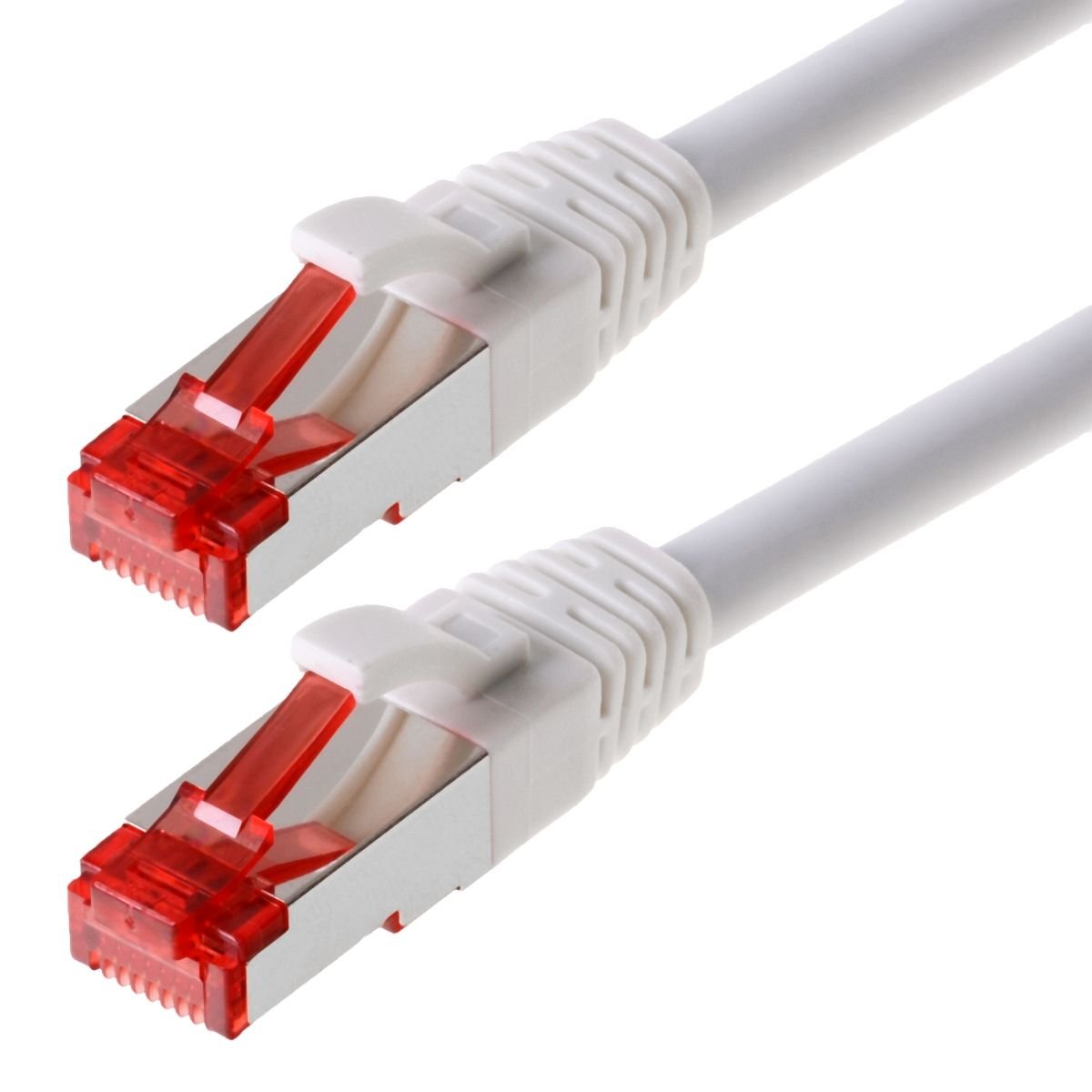 Helos CAT 6 Patch Cable S/FTP, PIMF white 20 m