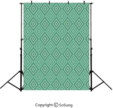 amazon com 3x5ft vinyl mint backdrop for photography vertical nested squares diamond line pattern geometrical classy print decorative background newborn baby photoshoot portrait studio props birthday party banne camera photo amazon com