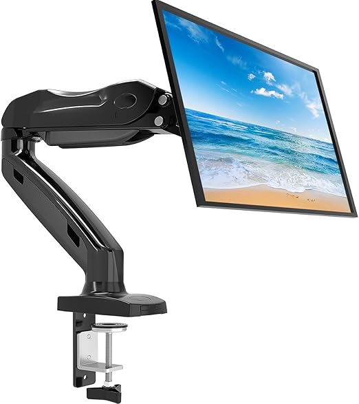 Amazon Huanuo モニターアーム ガススプリング式 17 27インチ対応 耐荷重2 6 5kg グロメット式 クランプ式 Vesa100 100 ブラック Huanuo モニタアーム スタンド 通販