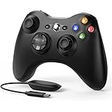 ASTARRY Wireless Controller Compatible with Xbox 360, 2.4GHZ Game Controller Gamepad Joystick Compatible with Xbox & Slim 360