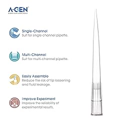 A-GEN 200uL Filter Pipette Tips, Micro Pipettor