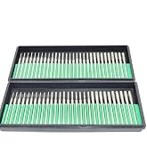 Aiskaer 60 Pcs Diamond Drill Bits, 1mm 2mm 3mm Mix Set Jewelry Drill Bits for Jewelry, Sea Glass Shells, Gem Stones Lapidary, Jewelry Making