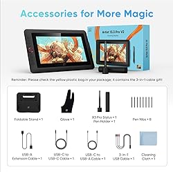XPPen Upgraded Artist13.3 Pro V2 Drawing Tablet