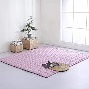 ANBF Alfombra Alfombrillas Gruesas de algodón sólido Habitación para
