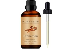 WUVEZRUB Cinnamon Essential Oils, 30ML Pure and Natural Essential Oil for Aromatherapy Diffuser - Cinnamon /1 Fl Oz