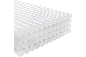 Krightlink 90 Count Hot Glue Sticks 4" Long x .27" Diameter Mini Size Hot Melt Glue Sticks Compatible with Most Glue Guns for Crafting, DIY, Home Repair, Clear - 1 Pack