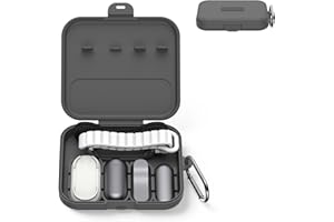 Hard Carrying Case for Plaud NotePin & Plaud NotePin S (2025), Plastic Travel Waterproof Case Compatible with NotePin & NoteP