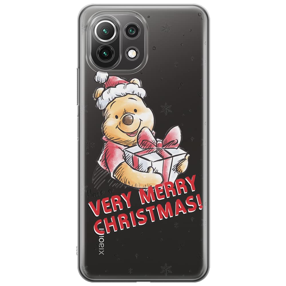 ERT GROUP mobile phone case for Xiaomi 11 Lite 4G/5G original and officially Licensed Disney pattern Winnie the Pooh and friends 024, partially transparent