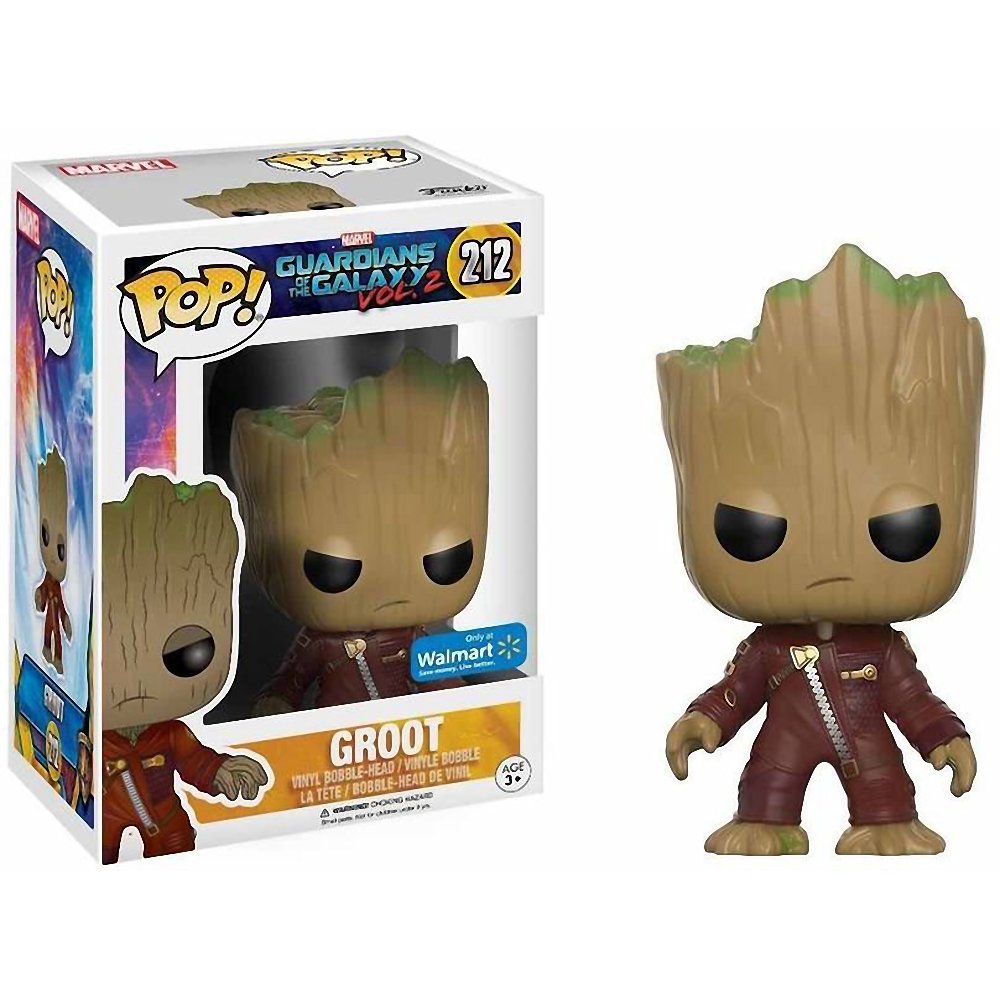 Funko Groot [Angry Ravager] (Walmart Exc) Pop Vinyl Figure & 1 Compatible Graphic Protector Bundle (12774 - B)