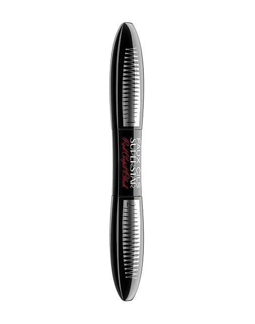 title=L'Oréal Paris Ciglia Finte Superstar Mascara Red Carpet Black, Nero