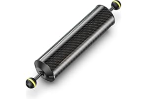 STARBEA Seafrogs Carbon Fiber Underwater Float Arm, Dual Ball Lightweight Buoyancy Arm for Diving Tray, Video Light, and Strobe - Compatible with Underwater Photography and Videography Accessories(GA-8)