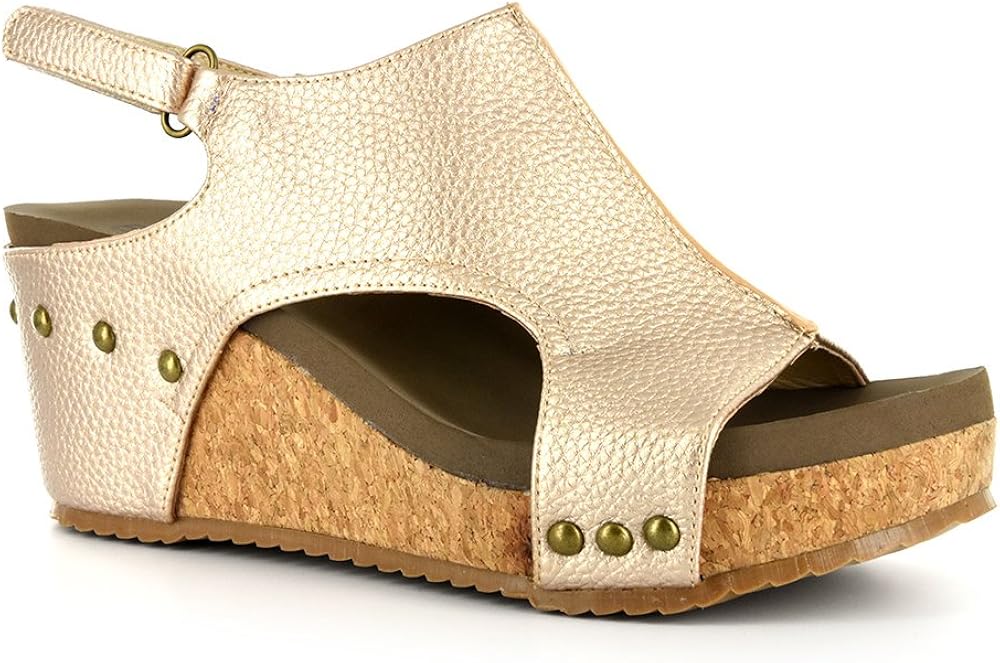 Amazon.com | Corkys Women's Volta Wedge Sandal | Platforms & Wedges