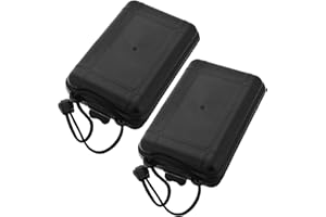 iplusmile 2pcs Impact-Resistant Arrowheads Storage Box Lightweight Organizer Case for Outdoor Hunting Secure