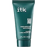 ITK Skincare Deep Moisture Anti Aging Face Cream With Hyaluronic Acid + Ceramides + Shea Butter For Nourishing Rich Hydration - Reduce Fine Lines + Wrinkles - Moisturize + Smooth Dry Skin