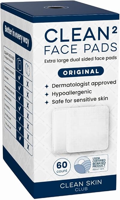 CLEAN SKIN CLUB Clean² Pads 2.0 New Edges Triple Layered Face Pads