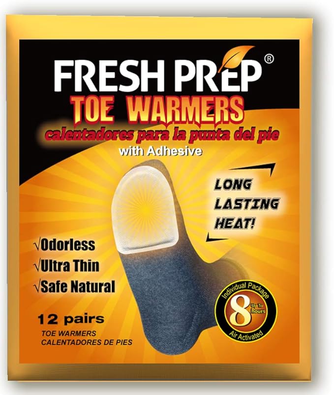 WORLDBIO Disposable Toe Warmers Heating Pads Adhesive Thin Mini Patch
