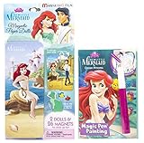 Maven Gifts: Lee Publications Disney Princess The Little Mermaid 2-Pack Activity Bundle  Magic Pen Painting Book, Ocean Princess with The Little Mermaid Magnetic Fun Dolls Travel Tin