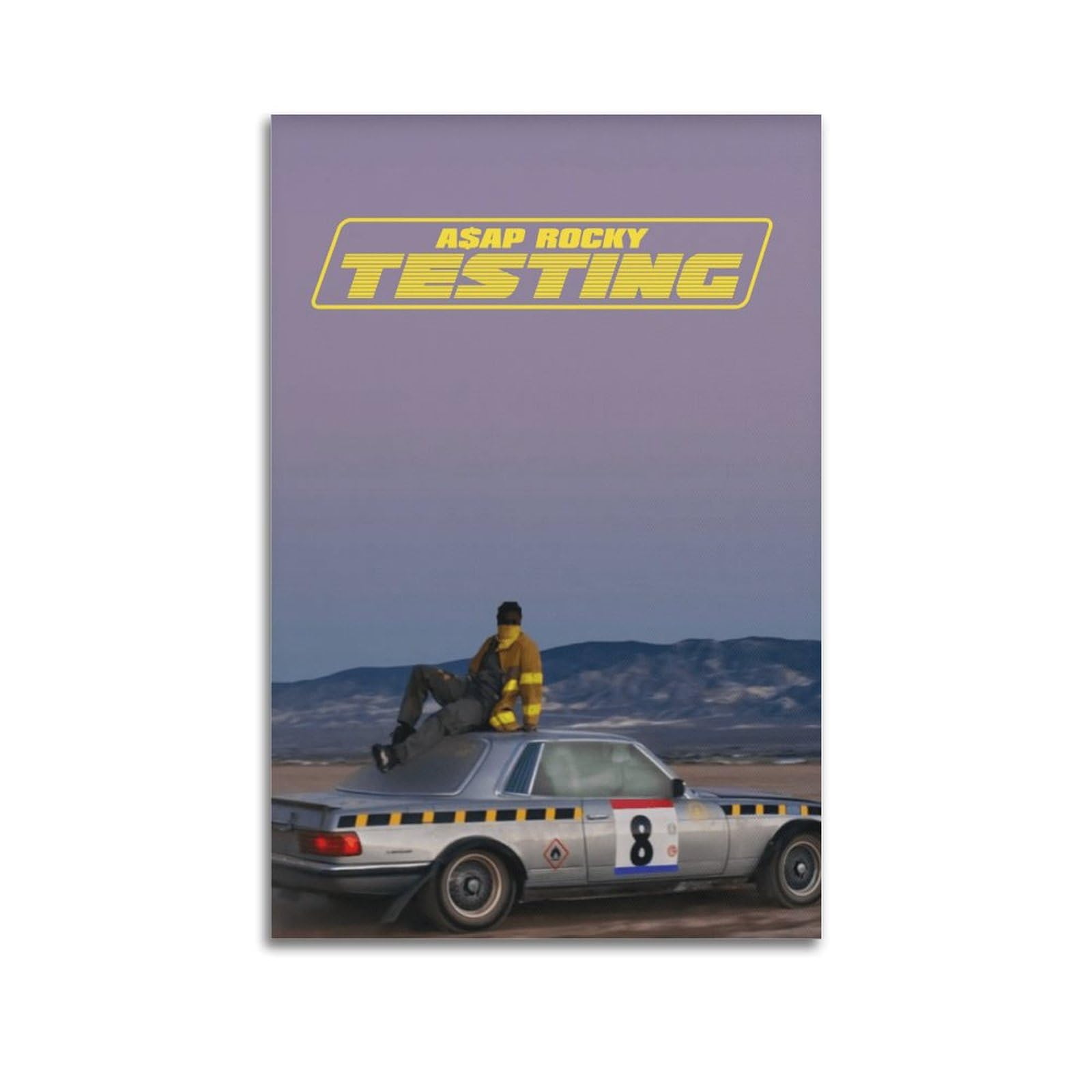 Asap Posters Rocky Testing Album Poster Canvas Decorative Painting Modern Aesthetic Decorative Painting Bedroom Living Room Art Poster 12x18inch(30x45cm) Unframe-style-8