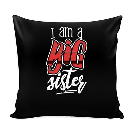 Amazon Com Big Sister Announcement 16 X 16 Pillow Cover With