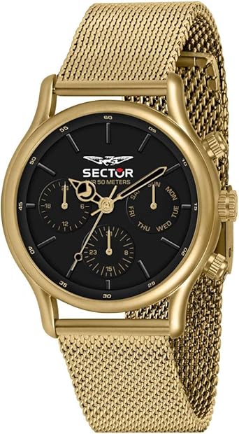 Sector No Limits Reloj Analógico para Hombre de Cuarzo con Correa en Acero Inoxidable R3253517016