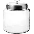 Anchor Hocking 1.5 Gallon Montana Glass Jar with Lid (2 piece, brushed metal, dishwasher safe)