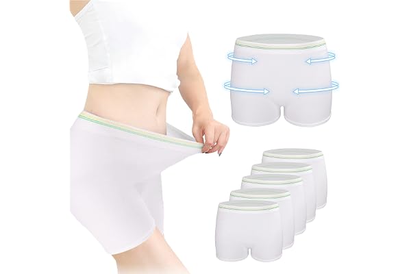 TZONOT Mesh Postpartum Underwear,C-Section Recovery Disposable Maternity Pants After Birth Seamless Breathable Panties