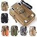 Efanr Universal Outdoor Tactical Holster Military Molle Hip Waist Belt Bag Wallet Pouch Purse Phone Case with Zipper Compatible with Samsung Galaxy S7 S6 LG HTC and More Smartphones (Camouflage-6)