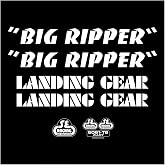 SE Bikes Big Ripper Decal Set Null White | SE Bikes Big Ripper White Decal Set - Genuine Sticker Kit for BMX