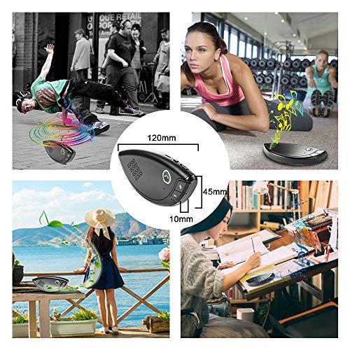Wireless Car Speakerphone for Sun Visor,Clear Sound Hands Free Bluetooth Car Speaker with Built-in Mic, Support SIRI and Google Assistant for Safe Driving While Calling - Thumbnail 6