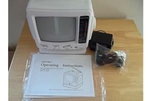 ARTIST UNKNOWN Spectra 52-BWR-W 5" Portable B&W Television w/ AM/FM Radio