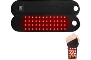 Red Light Therapy Wrap for Hand Wrist, 40 * 10cm Red Light Lamp Belt Therapy Devices, Wrist Joint Rehabilitation Heating Mat 