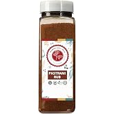 Pastrami Rub Seasoning by International Spice, Pastrami Spice Seasoning for Smoked Meat, Chicken, and Salmon, Gourmet Kitchen Spice, Cooking Gifts, Restaurant Quality, 16 oz. Bottle
