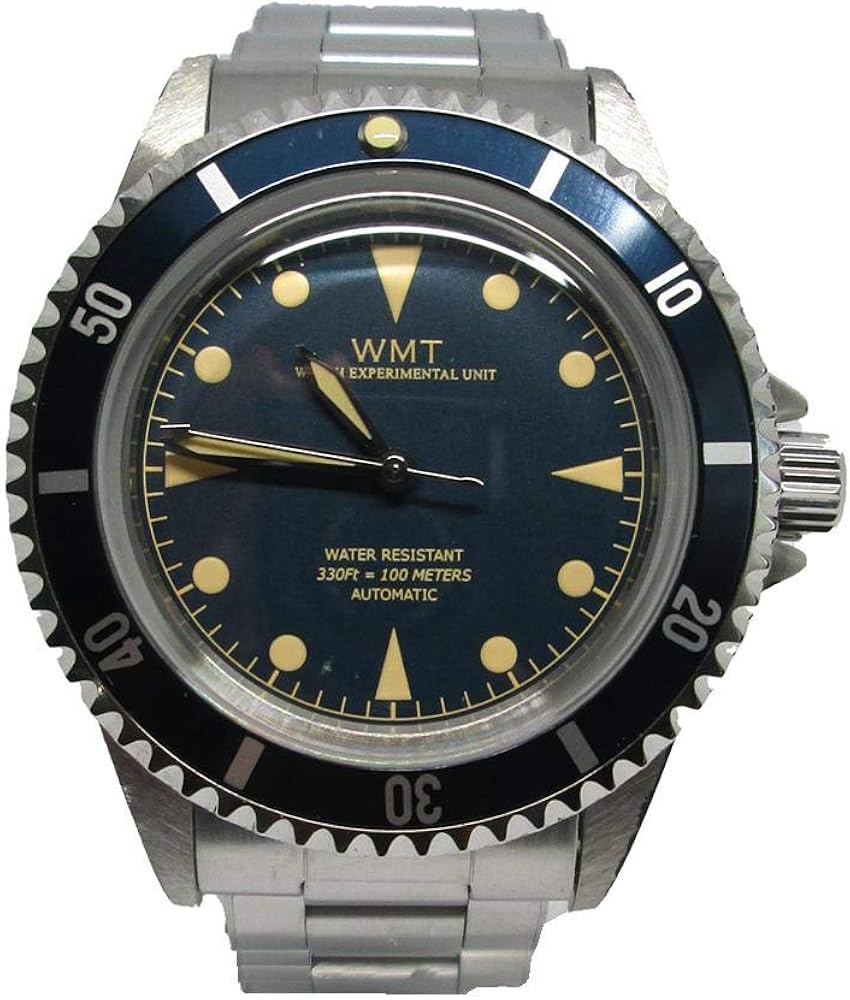 Montre Automatique Walter Mitt Royal Marine Diver Bleue - Neuve Avec étiquettes