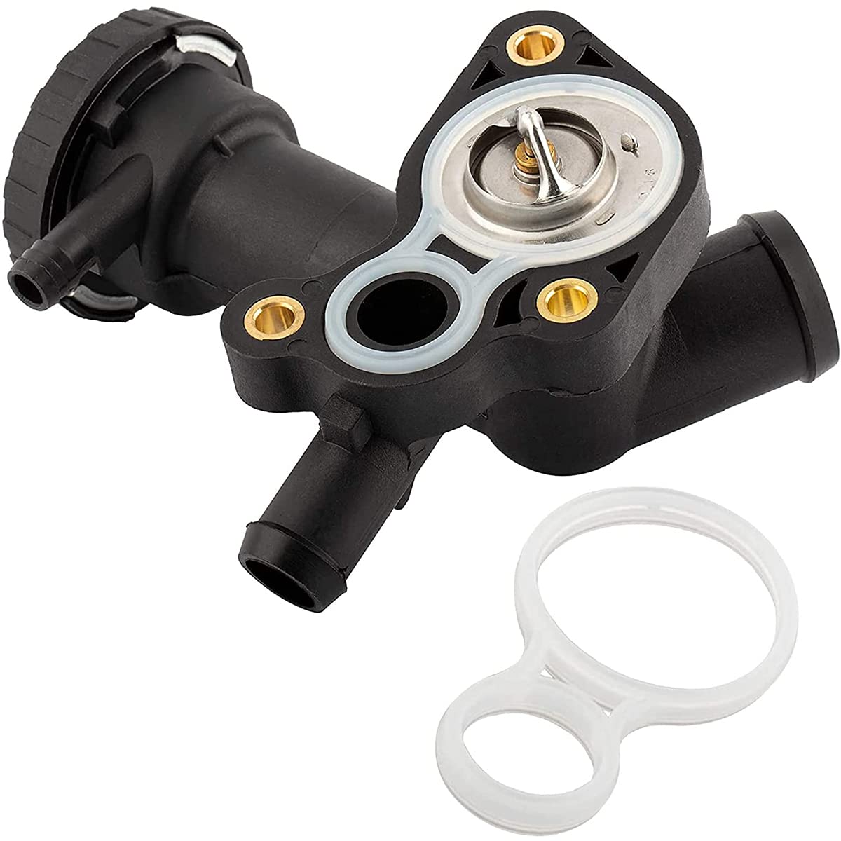 Photo 1 of YMAUGP 11537829959 Thermostat Housing Cover w/Gasket for Mini Cooper S 2002 2003 2004 2005 2006 2007 2008 1.6L 11537596787