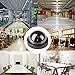 TOROTON Dummy Fake Security CCTV Dome Camera Simulation Monitor with LED Flashing Light, Outdoor and Indoor Use for Homes & Business, 4 Pack