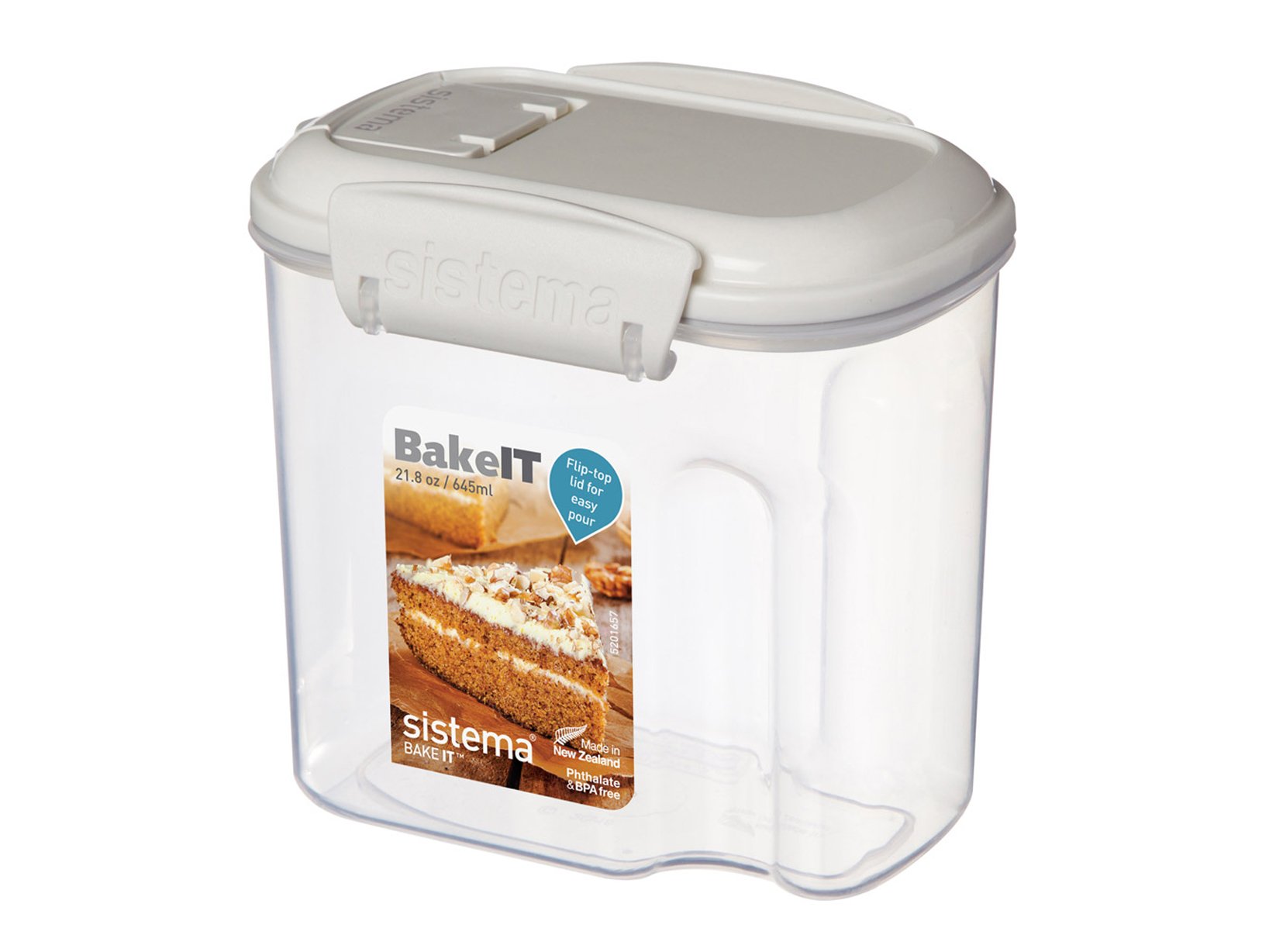 Sistema BAKE IT Mini Food Storage Container | 400 ml | BPA-Free | Great for Cereal, Flour, Pasta & More โ image 1